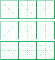 大字米字格模板