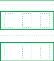 大字拼音回宫格模板